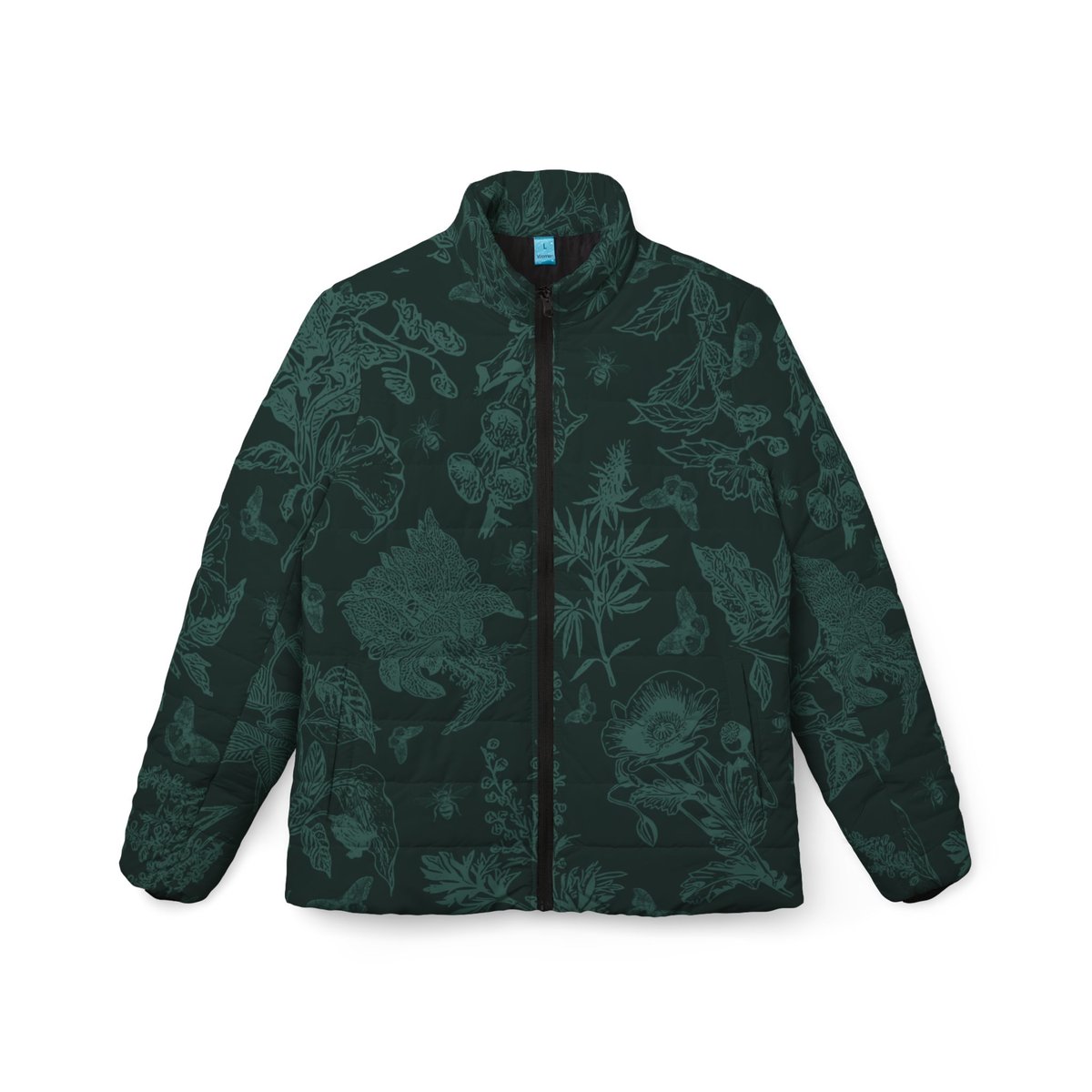 Image of Poisons and Pollinators | Women's Puffer Jacket | Veridian