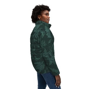 Image of Poisons and Pollinators | Women's Puffer Jacket | Veridian