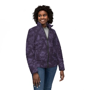 Image of Poisons and Pollinators | Women's Puffer Jacket | Nightshade