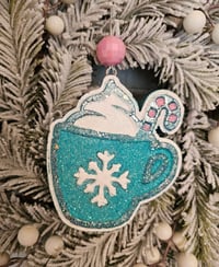 Image 1 of Cutie cup freshie/ornament in tres leches cheesecake 