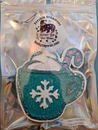Image 2 of Cutie cup freshie/ornament in tres leches cheesecake 