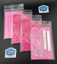 Image 1 of 1/24 DIY Interior Kit - Dark Pink/Pink - ReadyToShip