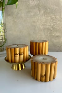 Image 3 of Bamboo Wrapped Candles