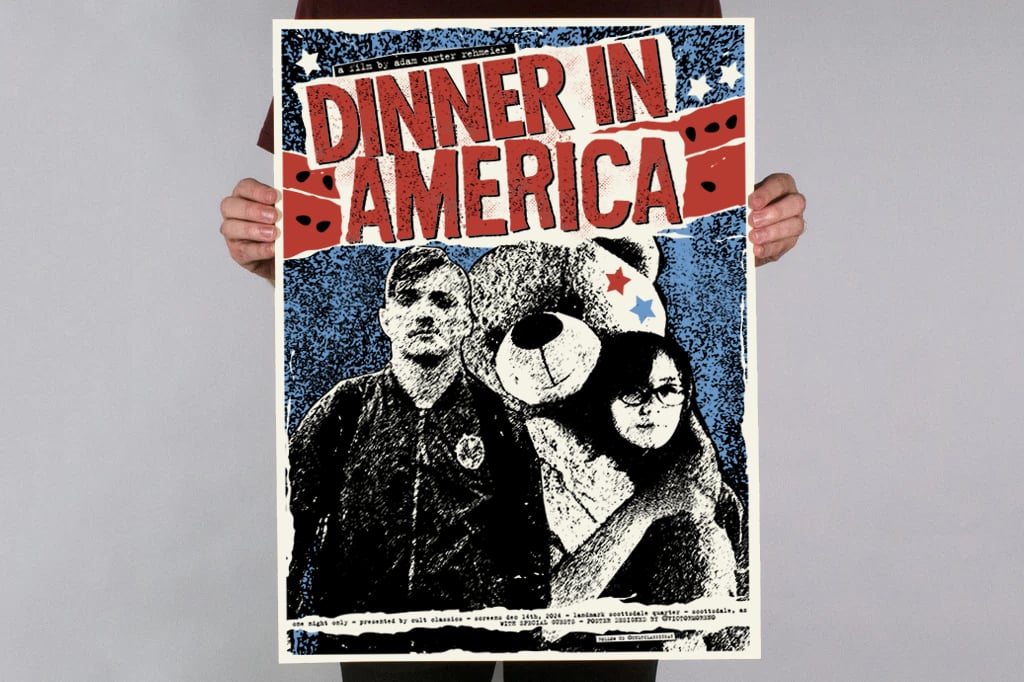 DINNER IN AMERICA - 18 x 24 - Limited Edition Screenprint - Signed ...