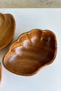 Image 2 of Sea Shell Wood Bowls | Set of 4