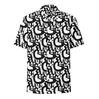 Image 2 of Black Cargo   - Contemporary Urban Art Apparel for the Woke  - Script  - Unisex button shirt 