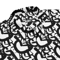Image 1 of Black Cargo   - Contemporary Urban Art Apparel for the Woke  - Script  - Unisex button shirt 