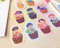 Image 2 of EXO Birthday Cupcake Stickers