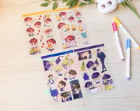 Image 1 of ChanBaekSoo Clear Sticker Sheet Set