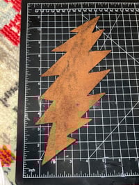 Image 1 of Bleach dyed iron on GD Bolt 