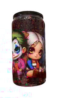 Image 2 of Joker & Harley Quinn Snow Globe Cup