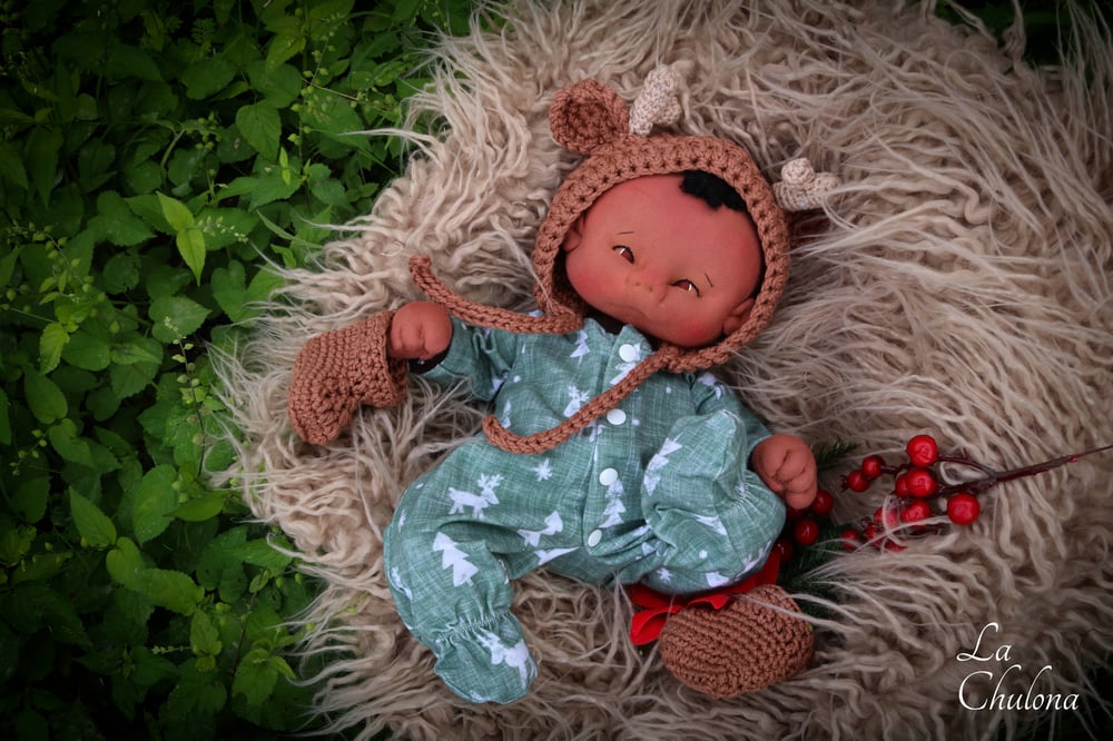 Image of Joaquín- 14 inch soft sculpted baby doll