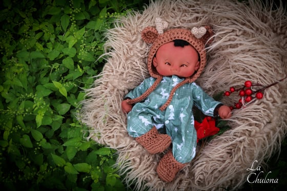 Image of Joaquín- 14 inch soft sculpted baby doll