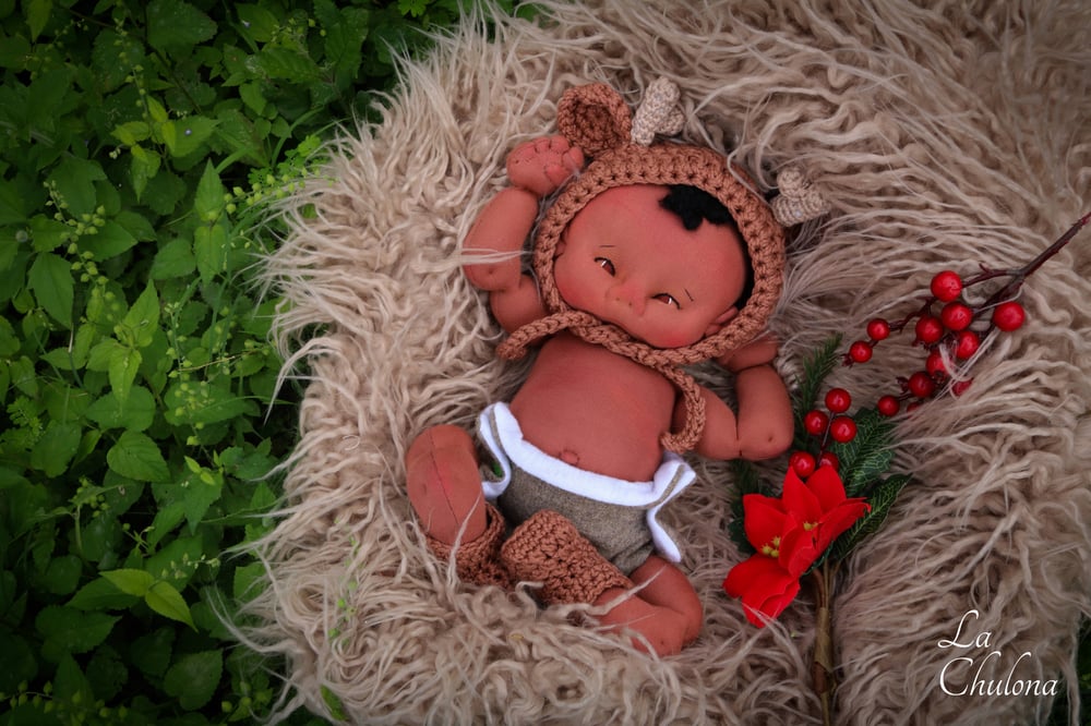 Image of Joaquín- 14 inch soft sculpted baby doll