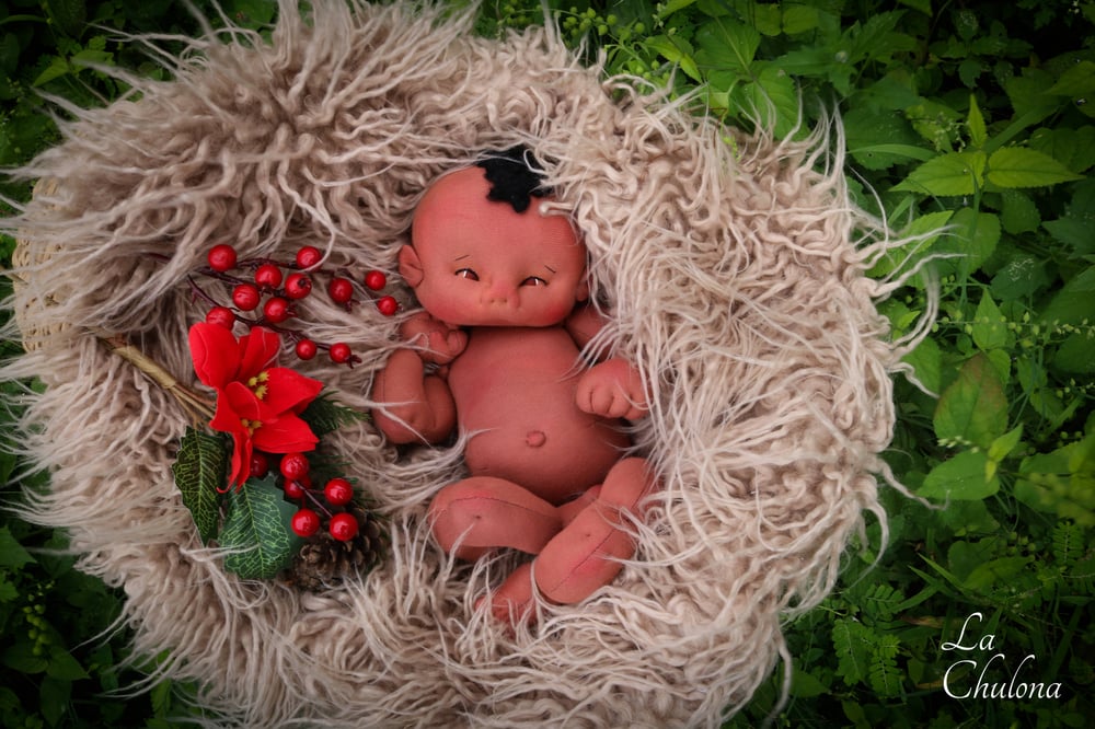 Image of Joaquín- 14 inch soft sculpted baby doll