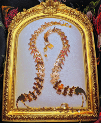 Image 2 of GOLD ARTICULATED SPINE Glasses / Mask Chain