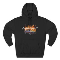  Monte Carlo Fire Flame Hoodie (Black)