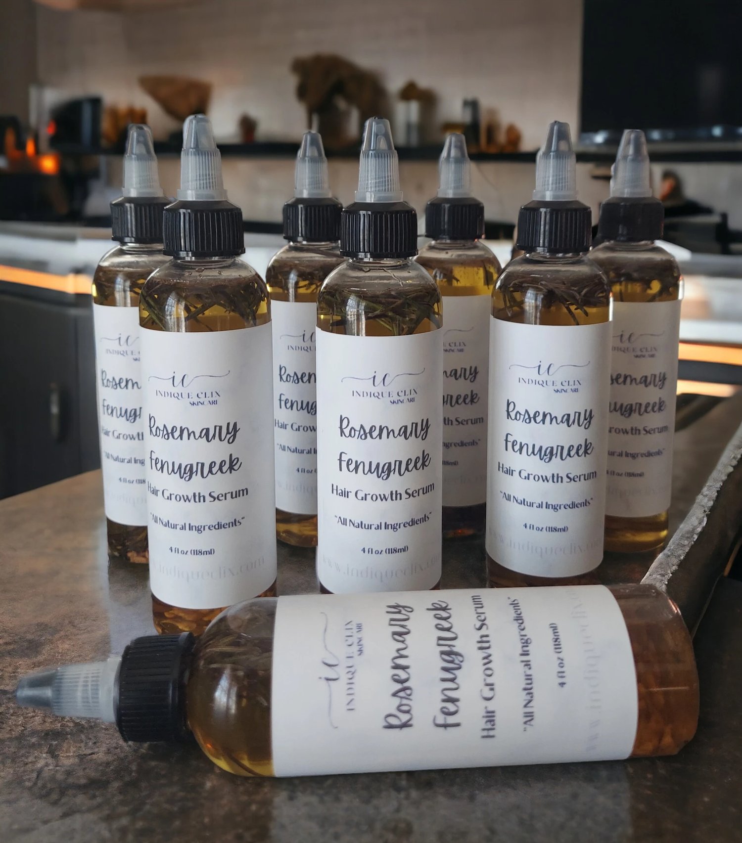 Image of Rosemary and Fenugreek Infused Herbal Hair Growth Oil