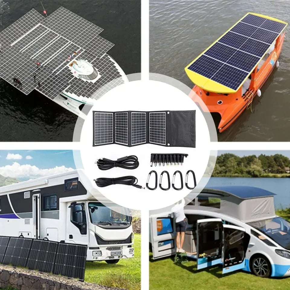 MSL 30W Solar Panel Portable Waterproof Foldable Battery Charger for Travel