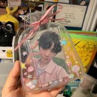 Image 1 of star candy pouch photocard holder