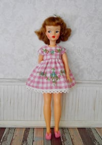 Image 1 of Cute Embroidered Dress ensemble or Tammy/Sindy Doll