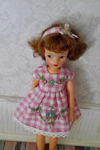 Image 2 of Cute Embroidered Dress ensemble or Tammy/Sindy Doll