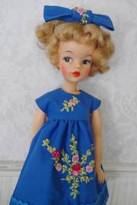 Image 4 of Beautiful Embroidered  dress ensemble for Tammy Doll or Sindy Doll