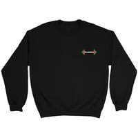 BILLAHUDOOD EMBROIDERED BLACK JUMPER