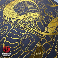 Image 1 of Year of the Snake - Full Gold Foil Print