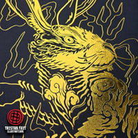 Image 1 of Year of the Rabbit - Full Gold Foil Print