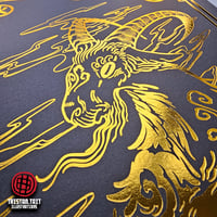 Image 1 of Year of the Goat - Full Gold Foil Print