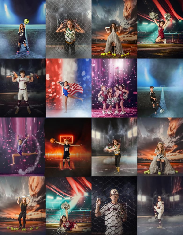 Image of  {INDIVIDUAL PRIVATE STUDIO} Fine Art Sports MINI Session PACKAGES 