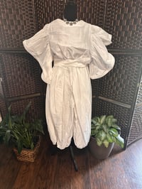 White Two Piece Capri Set