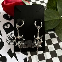 Image 2 of MARA - Heart Huggie Hoops