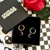STELLA - Moon Huggie Hoops