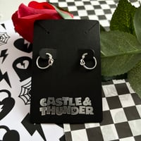 Image 2 of KIM - Knot Huggie Hoops