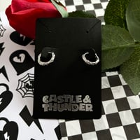 Image 2 of WANDA - Wavy Huggie Hoops