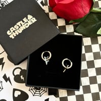 Image 3 of FARRAH - Star Huggie Hoops