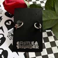 Image 2 of FARRAH - Star Huggie Hoops