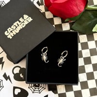 Image 3 of FRANKIE - Scorpion Huggie Hoops