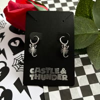 Image 2 of FRANKIE - Scorpion Huggie Hoops