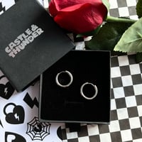 Image 2 of NIKOLE - Huggie Hoops