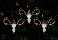 Image 1 of JARNVID Yule Decor Pack: 3 Deer Skulls