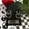 DREW - Heart Huggie Hoops