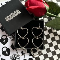 Image 3 of STACIE - Heart Drop Earrings