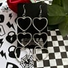 STACIE - Heart Drop Earrings