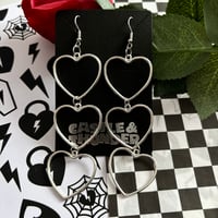 Image 2 of STACIE - Heart Drop Earrings