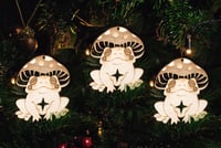 Image 1 of FAE Yule Decor Pack: 3 x Frog (3 decor items total)