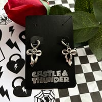 Image 3 of MOLLIE - Bow Huggie Hoops