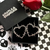 Image 2 of LOU - Barbed Heart Earrings